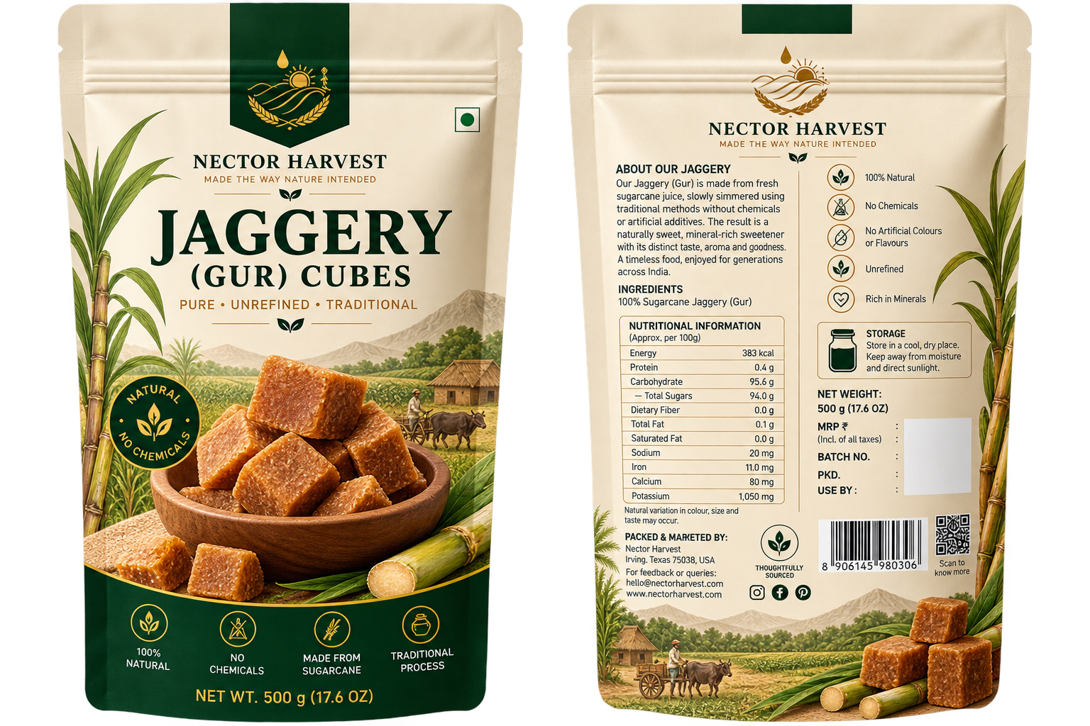 Jaggery Gur / Cubes